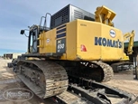 Back of used Komatsu Excavator
